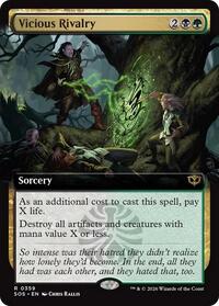 Vicious Rivalry (Extended Art) (359) [Secrets of Strixhaven]