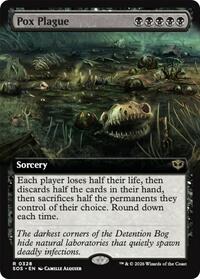 Pox Plague (Extended Art) (328) [Secrets of Strixhaven]
