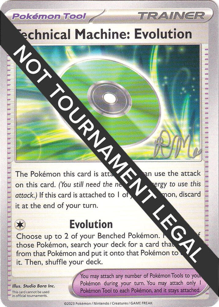 Technical Machine: Evolution - 2025 (Riley McKay) [World Championship Decks]