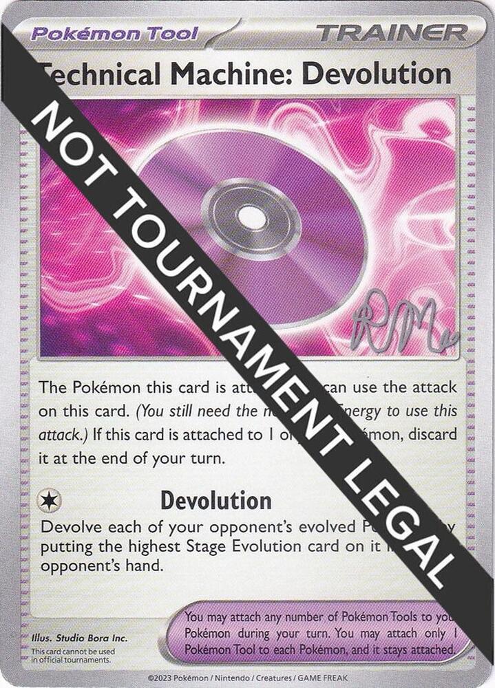 Technical Machine: Devolution - 2025 (Riley McKay) [World Championship Decks]