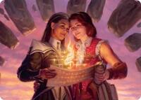 Joined Researchers Art Card (5) [Art Series: Secrets of Strixhaven]