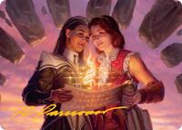 Joined Researchers Art Card (Gold-Stamped Signature) (5) [Art Series: Secrets of Strixhaven]
