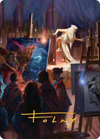 Archaeomancer Art Card (Gold-Stamped Signature) (41) [Art Series: Secrets of Strixhaven]