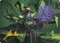 Emeritus of Woe Art Card (Gold-Stamped Signature) (10) [Art Series: Secrets of Strixhaven]