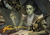 Eternal Student Art Card (Gold-Stamped Signature) (11) [Art Series: Secrets of Strixhaven]