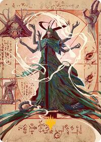 Tragedy Feaster Art Card (Gold-Stamped Planeswalker Symbol) (30) [Art Series: Secrets of Strixhaven]