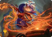Goblin Glasswright Art Card (Gold-Stamped Planeswalker Symbol) (13) [Art Series: Secrets of Strixhaven]