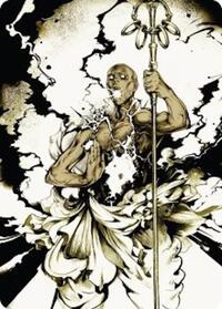 Burst Lightning Art Card (51) [Art Series: Secrets of Strixhaven]