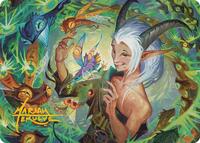 Lumaret's Favor Art Card (Gold-Stamped Signature) (16) [Art Series: Secrets of Strixhaven]