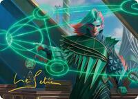 Nev, the Practical Dean Art Card (Gold-Stamped Signature) (37) [Art Series: Secrets of Strixhaven]