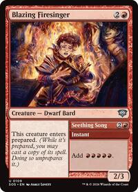 Blazing Firesinger (109) [Secrets of Strixhaven]