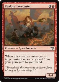 Zealous Lorecaster (137) [Secrets of Strixhaven]
