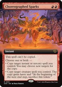 Choreographed Sparks (Extended Art) (331) [Secrets of Strixhaven]