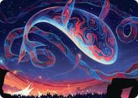 Spectacular Skywhale Art Card (24) [Art Series: Secrets of Strixhaven]