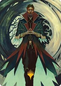 Professor Dellian Fel Art Card (Gold-Stamped Planeswalker Symbol) (28) [Art Series: Secrets of Strixhaven]