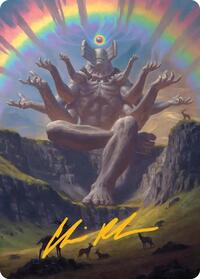 Transcendent Archaic Art Card (Gold-Stamped Signature) (1) [Art Series: Secrets of Strixhaven]