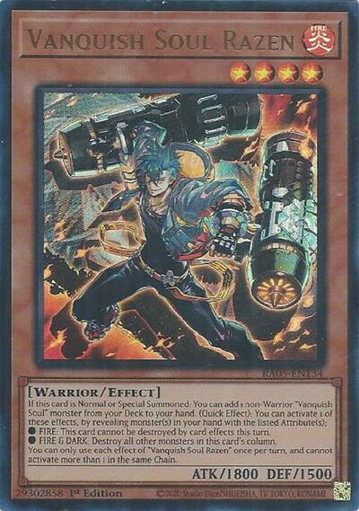 Vanquish Soul Razen (Ultra Rare) (RA05-EN134) [Rarity Collection 5]
