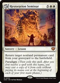 Restoration Seminar (30) [Promo Pack: Secrets of Strixhaven]
