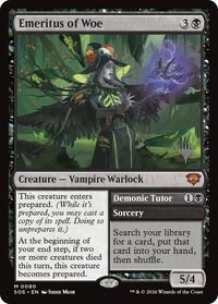 Emeritus of Woe (80) [Promo Pack: Secrets of Strixhaven]