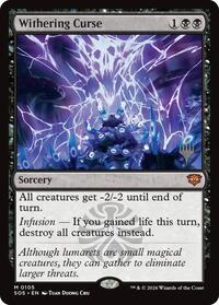 Withering Curse (105) [Promo Pack: Secrets of Strixhaven]