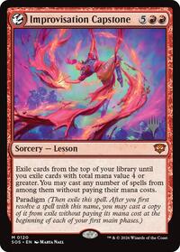 Improvisation Capstone (120) [Promo Pack: Secrets of Strixhaven]