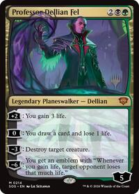 Professor Dellian Fel (214) [Promo Pack: Secrets of Strixhaven]