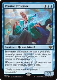 Pensive Professor (63) [Promo Pack: Secrets of Strixhaven]