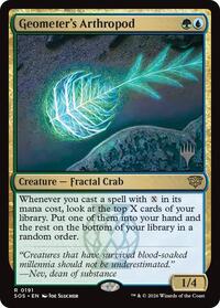 Geometer's Arthropod (191) [Promo Pack: Secrets of Strixhaven]
