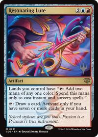 Resonating Lute (221) [Promo Pack: Secrets of Strixhaven]
