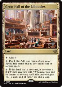 Great Hall of the Biblioplex (257) [Promo Pack: Secrets of Strixhaven]