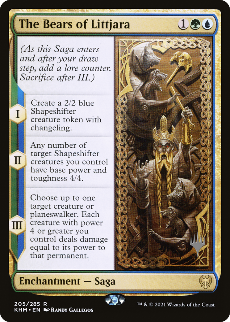 The Bears of Littjara (PPKHM-205P) - Kaldheim Promos Foil