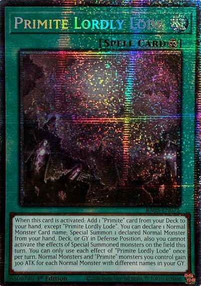 Primite Lordly Lode (Starlight Rare) (RA05-EN072) [Rarity Collection 5]