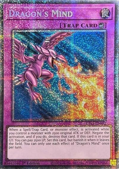 Dragon's Mind (Starlight Rare) (RA05-EN082) [Rarity Collection 5]