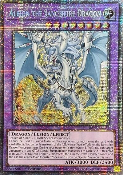 Albion the Sanctifire Dragon (Starlight Rare) (RA05-EN037) [Rarity Collection 5]