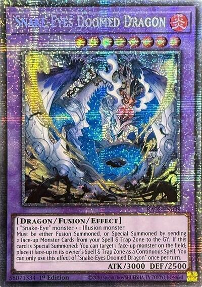 Snake-Eyes Doomed Dragon (Starlight Rare) (RA05-EN039) [Rarity Collection 5]