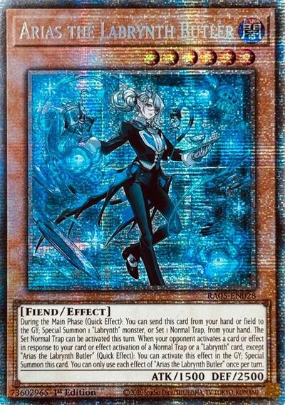 Arias the Labrynth Butler (Starlight Rare) (RA05-EN028) [Rarity Collection 5]