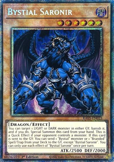 Bystial Saronir (Starlight Rare) (RA05-EN023) [Rarity Collection 5]