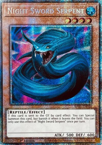 Night Sword Serpent (Starlight Rare) (RA05-EN020) [Rarity Collection 5]