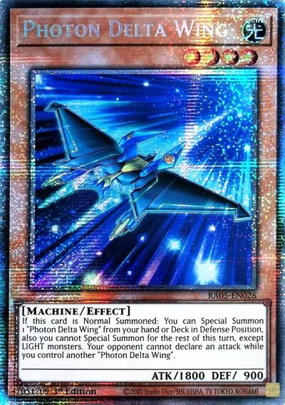 Photon Delta Wing (Starlight Rare) (RA05-EN026) [Rarity Collection 5]