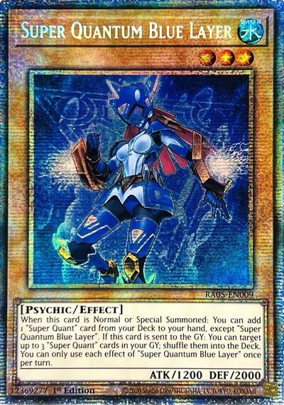 Super Quantum Blue Layer (Starlight Rare) (RA05-EN009) [Rarity Collection 5]