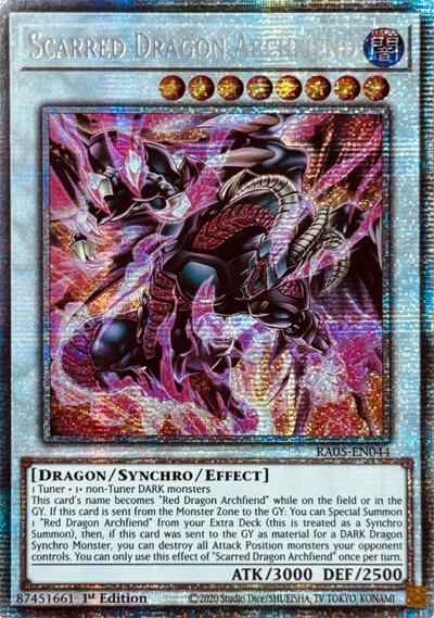 Scarred Dragon Archfiend (Starlight Rare) (RA05-EN044) [Rarity Collection 5]