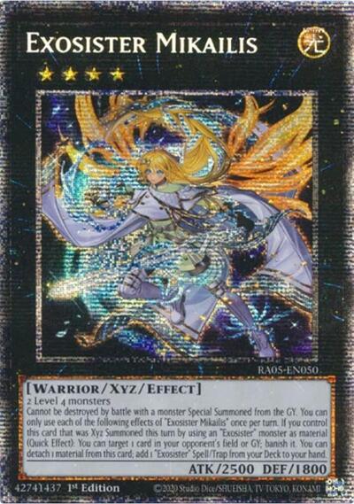 Exosister Mikailis (Starlight Rare) (RA05-EN050) [Rarity Collection 5]