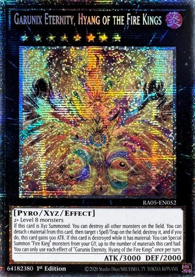 Garunix Eternity, Hyang of the Fire Kings (Starlight Rare) (RA05-EN052) [Rarity Collection 5]