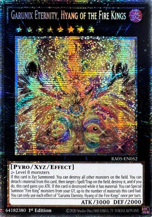 Garunix Eternity, Hyang of the Fire Kings (Starlight Rare) (RA05-EN052) [Rarity Collection 5]