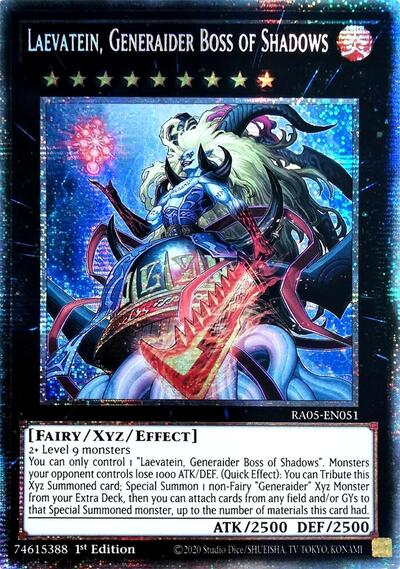 Laevatein, Generaider Boss of Shadows (Starlight Rare) (RA05-EN051) [Rarity Collection 5]