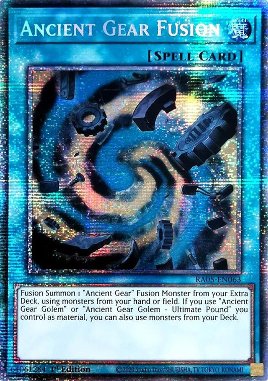 Ancient Gear Fusion (Starlight Rare) (RA05-EN063) [Rarity Collection 5]