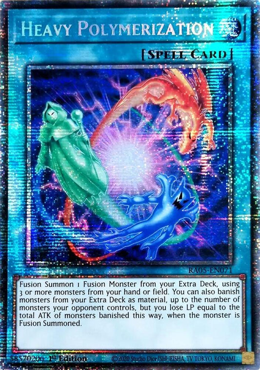 Heavy Polymerization (Starlight Rare) (RA05-EN071) [Rarity Collection 5]
