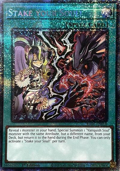 Stake Your Soul! (Starlight Rare) (RA05-EN069) [Rarity Collection 5]