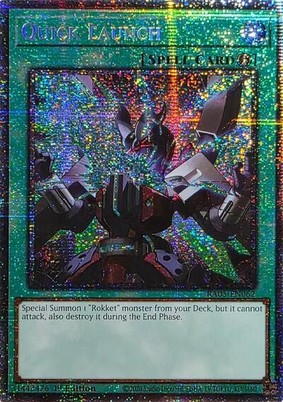 Quick Launch (Starlight Rare) (RA05-EN062) [Rarity Collection 5]