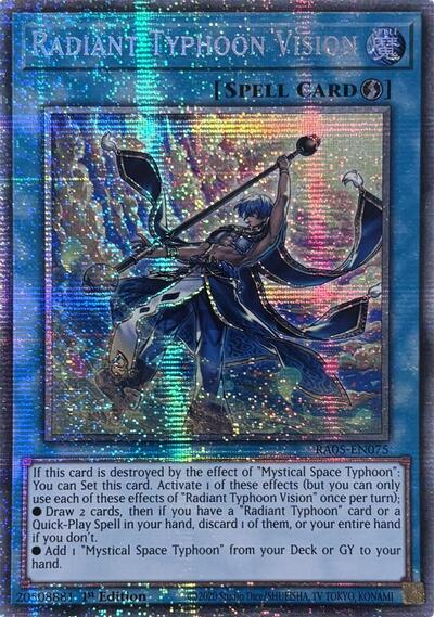 Radiant Typhoon Vision (Starlight Rare) (RA05-EN075) [Rarity Collection 5]
